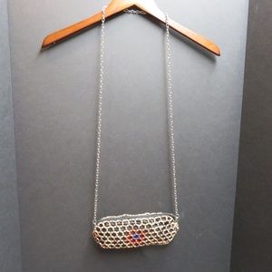 Up-cycled Beaded Petite Handbag made from Magazine